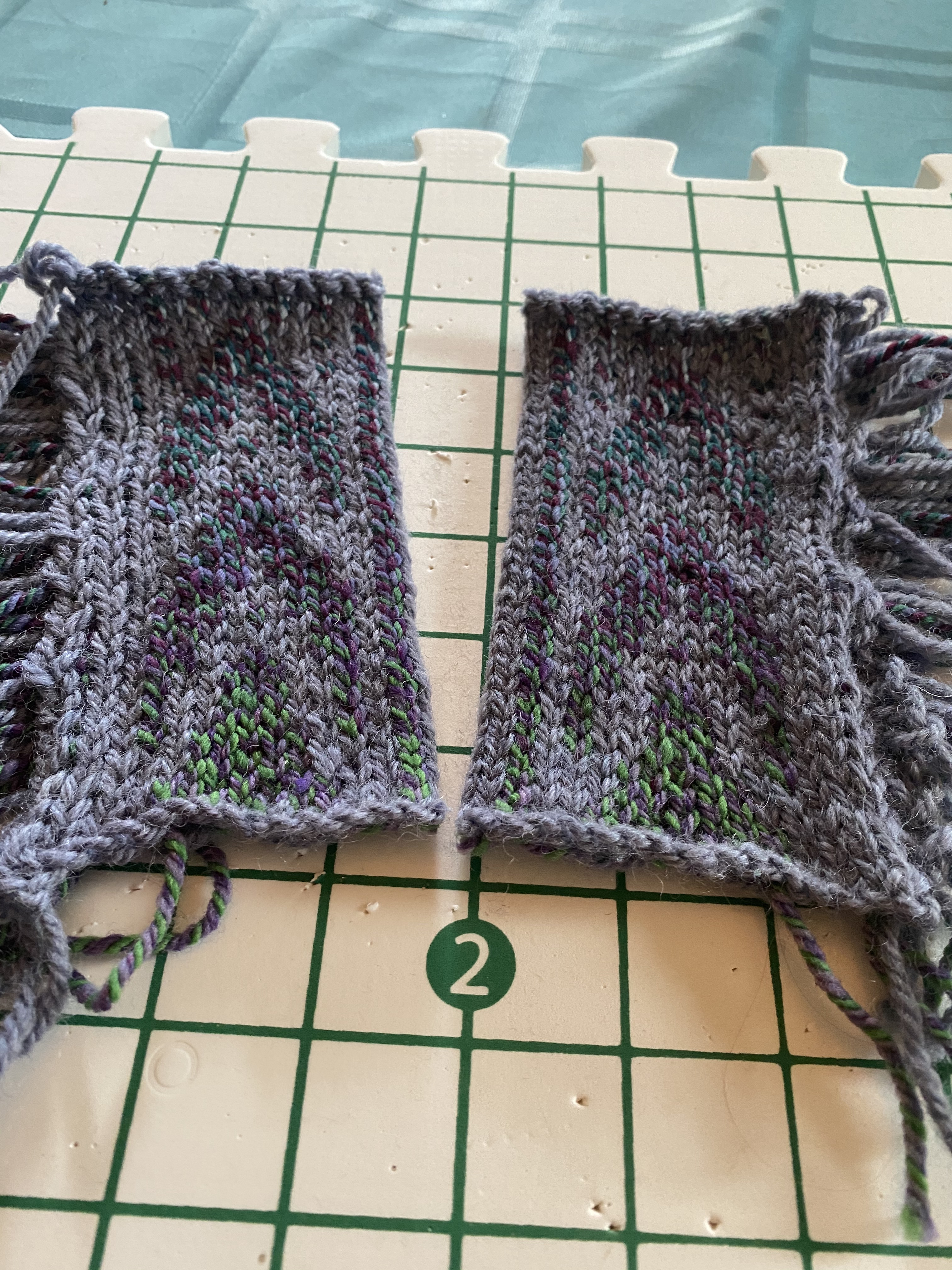 Taking Scissors to A Knitted Garment