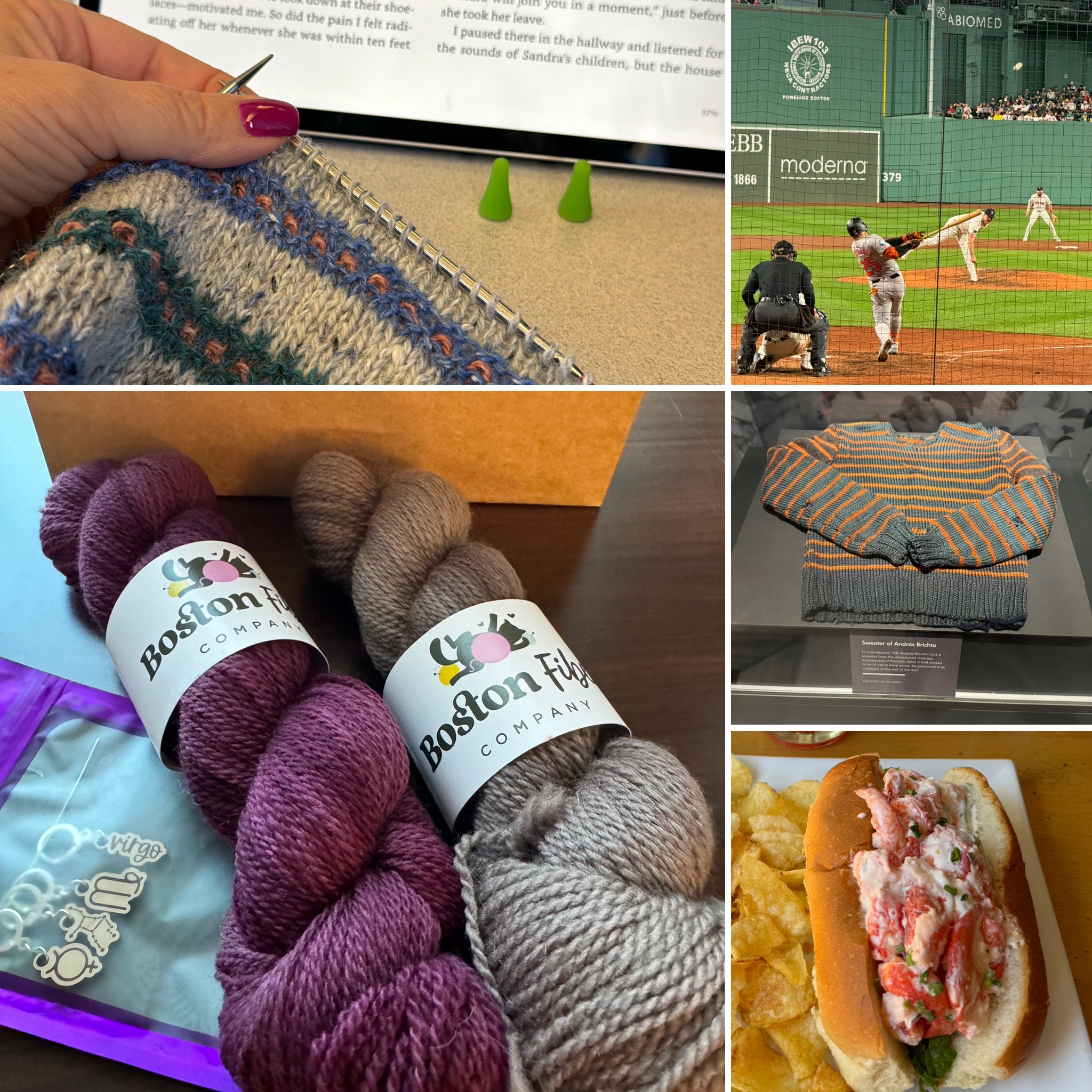 Knitting, Baseball, History, Food and, Of Course, Yarn!