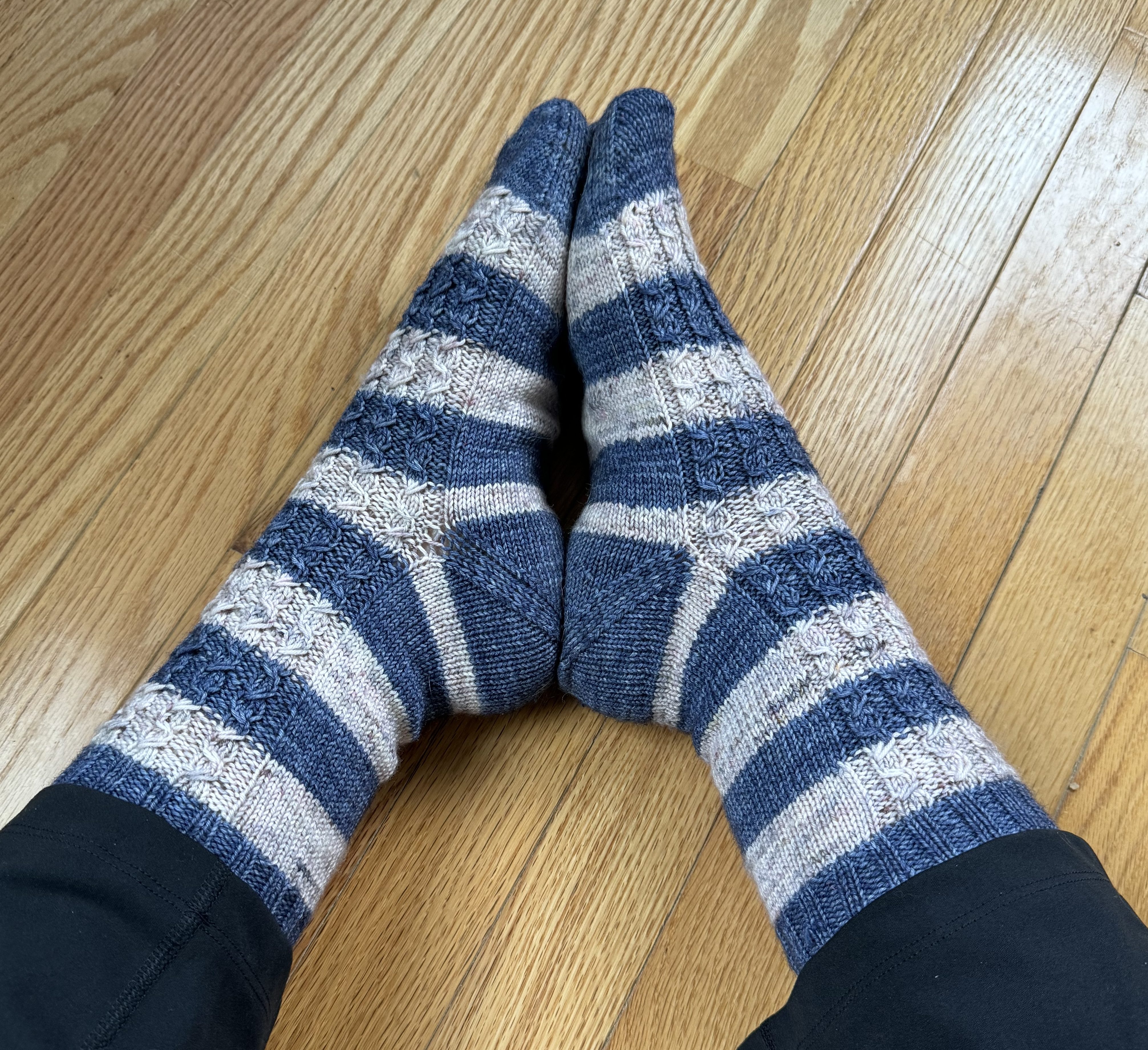 Knitting Patterns Launch: Quiet Waters Tee and Upcoming Dulaney Socks by Kim Shaffir Designs